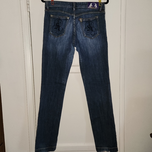Vintage Medium/Dark Wash Blue Jeans - Picture 2 of 11